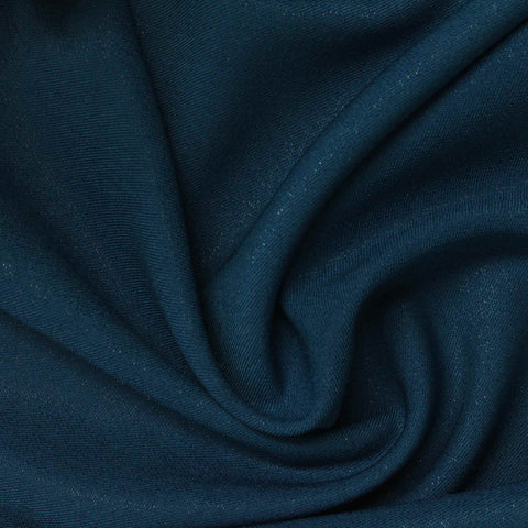 Polyester Stretch Chiffon Fabric, 250 gsm, 150 cm — Navy