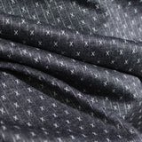 Dark Grey Vertical-Line Jacquard, Poly-Viscose — photo 3