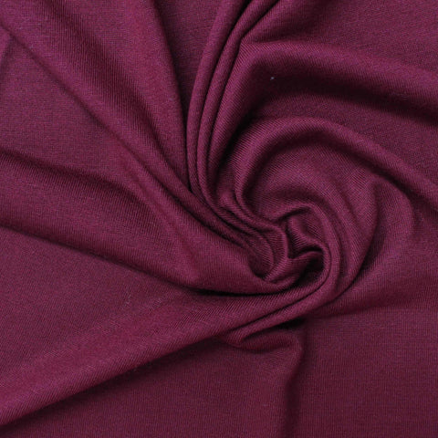100% Viscose Jersey Knit Fabric, 146 gsm, 160 cm — Purple