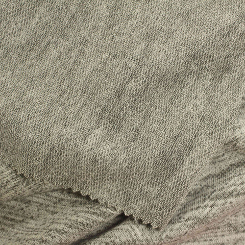 Dark Grey Fine-Marl French Terry, Polyester