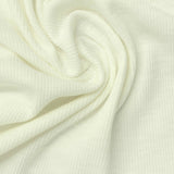Slub Viscose Modal Stretch Rib Knit Fabric, 210 gsm, 125 cm — Beige — photo 3