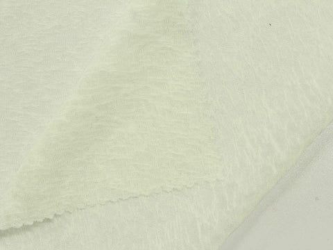 100% Polyester Knit Fabric, 110 gsm, 160 cm — White