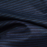 Blue Horizontal-Stripe Jacquard, Poly-Viscose — photo 3