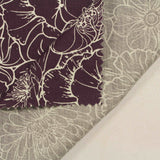 Cream Floral Poplin, Cotton — photo 3