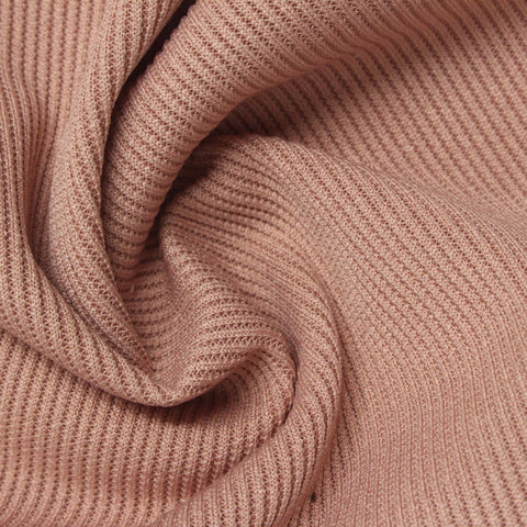 Rib Knit Fabric, 260 gsm, 165 cm — Pink, ref EF-242629