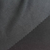 Viscose Polyester Blend Stretch Rib Knit Fabric, 290 gsm, 195 cm — Grey — photo 3