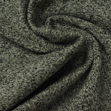 Black Marl French Terry, Poly-Cotton — photo 3