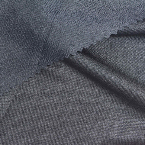 Polyester Stretch Interlock Knit Fabric, 185 gsm, 165 cm — Grey