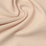 Light Beige Horizontal-Stripe Velvet, Cotton-Viscose — photo 3