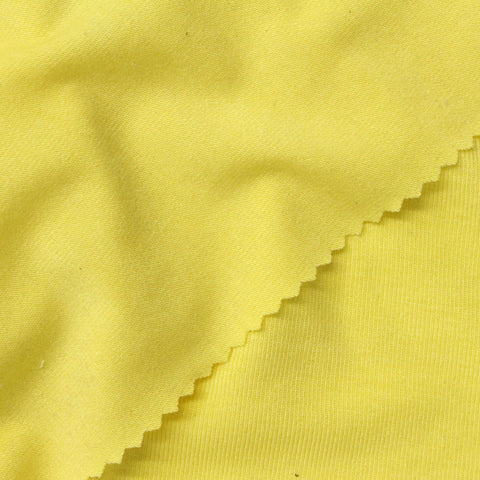 Acrylic Stretch Jersey Knit Fabric, 153 gsm, 144 cm — Yellow