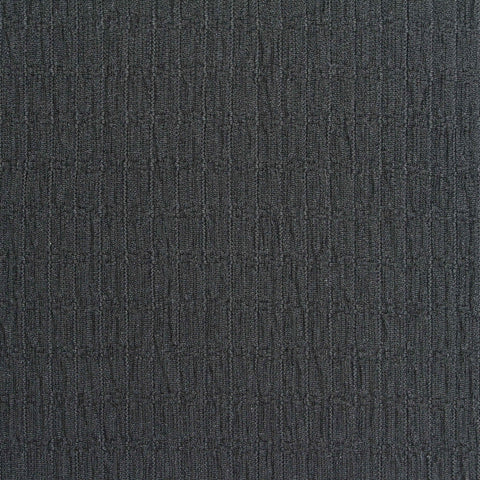 Polyester Stretch Crepe Fabric, 200 gsm — Black
