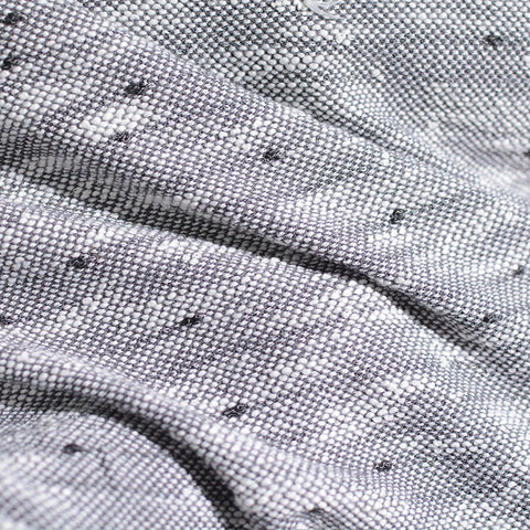 Black Dots Chunky Knit, Polyester, 301 gsm