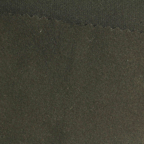 Dark Olive Marl Milk Silk Knit, Polyester