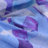 Purple Abstract Knit, Polyester — photo 3