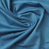 Heathered Blue Marl Interlock Knit, Cotton — photo 3