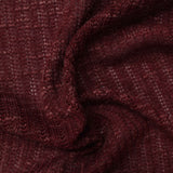 Red Marl Chunky Knit, Polyester — photo 3