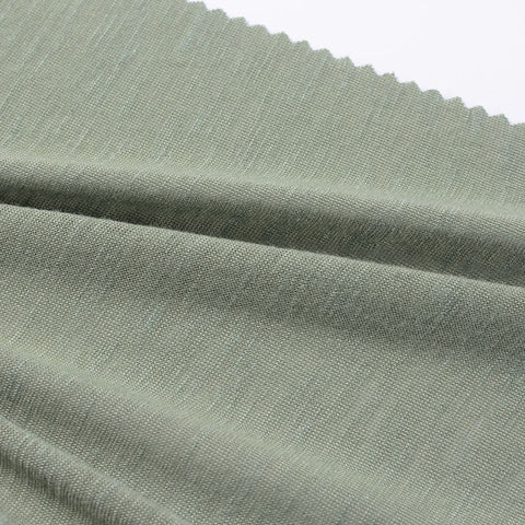 Slub Polyester Viscose Jersey Knit Fabric, 140 gsm, 160 cm — Grey