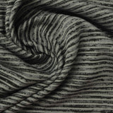 Heathered Grey Horizontal-Stripe Knit, Polyester — photo 3
