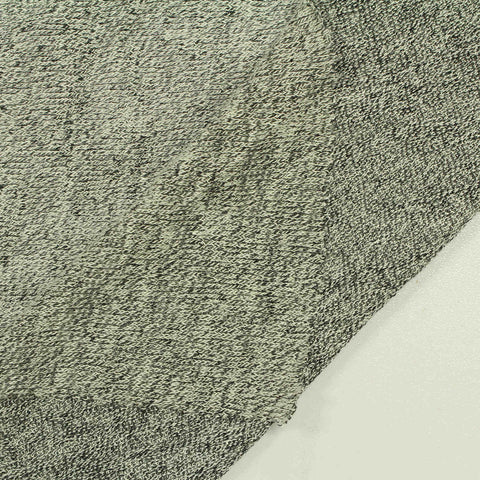 Dark Grey Marl Chunky Knit, Viscose-Poly, 141 gsm