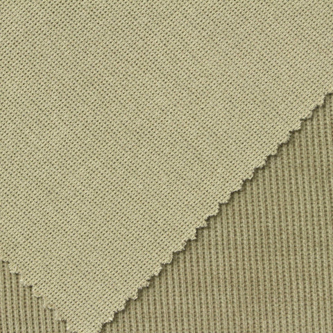 Polyester Stretch Knit Fabric, 300 gsm, 190 cm — Khaki