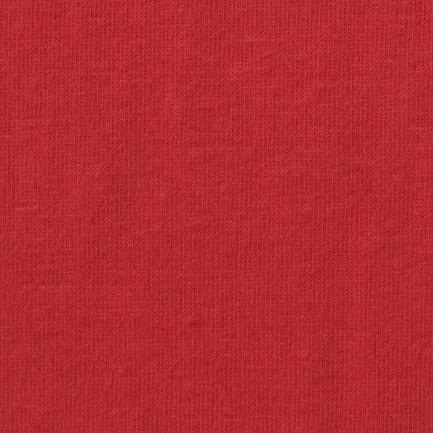 Cotton Stretch Jersey Knit Fabric, 156 gsm, 180 cm — Red
