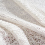 Cotton Viscose Knit Fabric, 140 gsm, 150 cm — White — photo 3