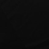 Slub Cotton Polyester Stretch Piqué Knit Fabric, 200 gsm, 185 cm — Black — photo 3