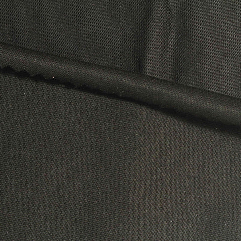 Tencel Lyocell Polyester Jersey Knit Fabric, 280 gsm, 160 cm — Black