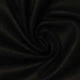 Polyester Viscose Stretch Ponte Knit Fabric, 295 gsm, 145 cm — Black — photo 3