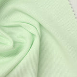 Cotton Stretch Rib Knit Fabric, 180 gsm, 120 cm — Green — photo 3
