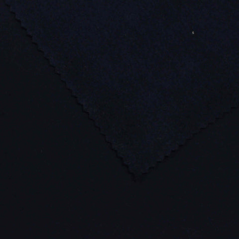 Brushed Viscose Nylon Stretch Ponte Knit Fabric, 431 gsm — Black