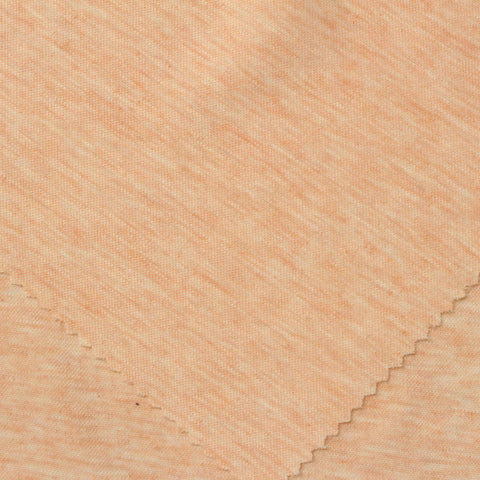 Polyester Viscose Interlock Knit Fabric, 170 gsm, 160 cm — Orange, ref EF-238591