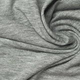 Light Grey Marl Jersey Knit, Poly-Viscose — photo 3