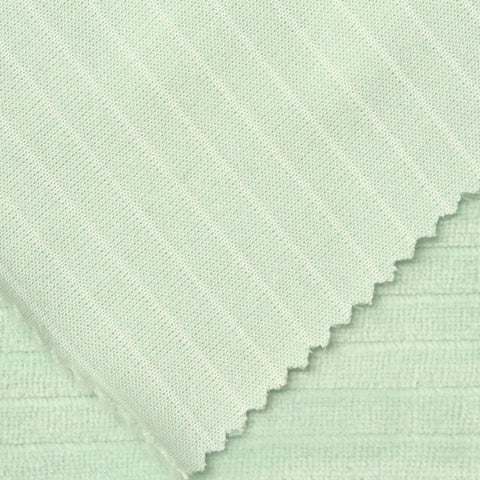 Cotton Polyester Velvet Fabric, 220 gsm, 170 cm — Green