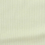 Viscose Polyester Blend Rib Knit Fabric, 250 gsm, 160 cm — White — photo 3