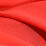 100% Polyester Chiffon Fabric, 85 gsm, 150 cm — Red — photo 3