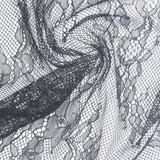 Black Floral Lace, Nylon — photo 3
