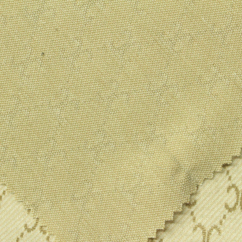 Jacquard Polyester Stretch Interlock Knit Fabric, 229 gsm, 160 cm — Beige