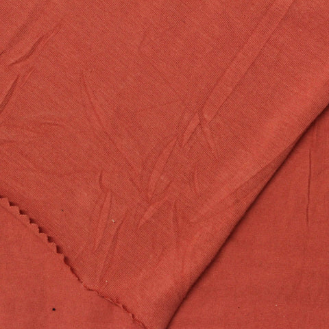 Cotton Stretch Jersey Knit Fabric, 190 gsm, 180 cm — Red