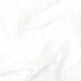 White Tone-on-Tone Floral Lace, Nylon — photo 3