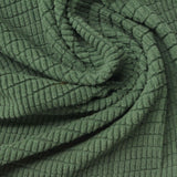 Polyester Stretch Fleece Fabric, 220 gsm, 165 cm — Green — photo 3