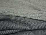 Heather Polyester Cotton French Terry Fabric, 350 gsm, 160 cm — Grey — photo 3