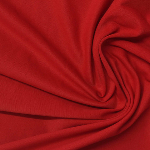 Red Jersey Knit, Nylon-Spandex