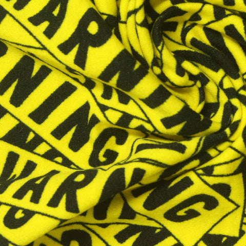 Printed Polyester Stretch Milk Silk Knit Fabric, 180 gsm, 170 cm — Yellow