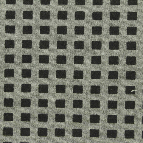 Grey Square Ponte Knit, Poly-Viscose
