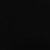 Polyester Cotton Stretch Rib Knit Fabric, 146 gsm, 110 cm — Black — photo 3