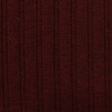 Dark Red Marl Rib Knit, Viscose — photo 3