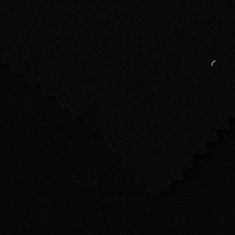 Viscose Stretch Jersey Knit Fabric, 155 gsm, 150 cm — Black, ref EF-223107