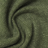 Olive Herringbone French Terry, Polyester — photo 3