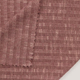 Red Marl Rib Knit, Viscose-Poly — photo 3